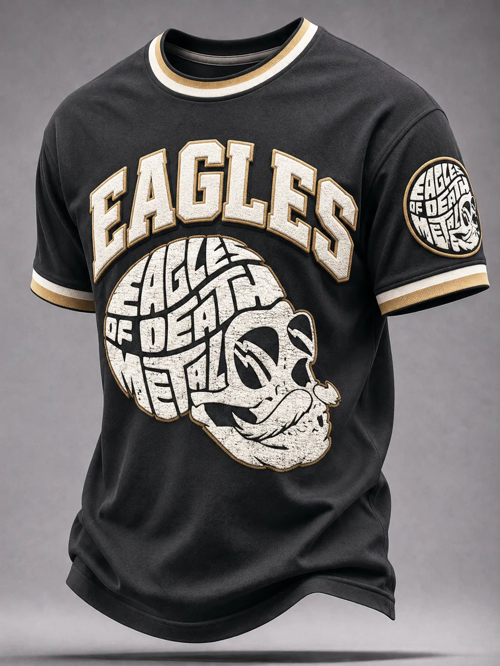 Men's Music Print T‐Shirt