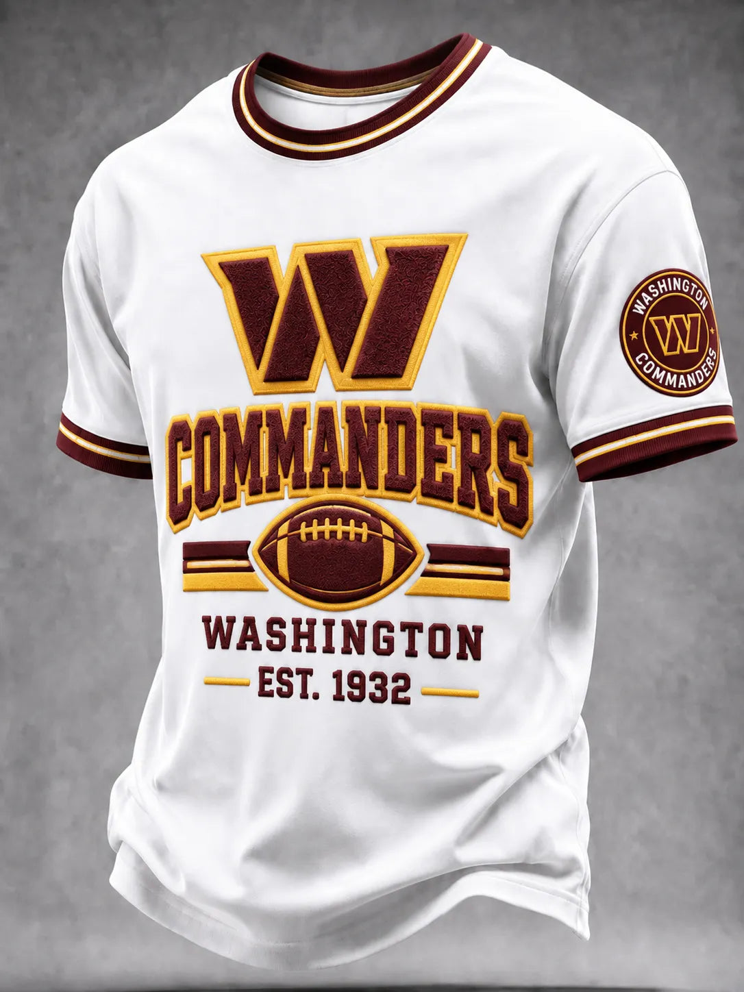 Men's Graphic Printed Football Top