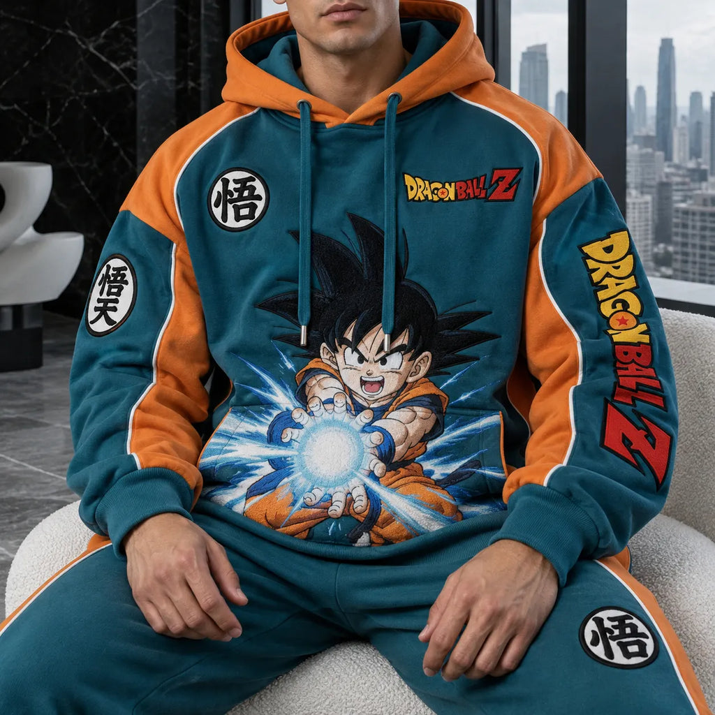 Unisex Oversized Casual Anime-print Hoodie