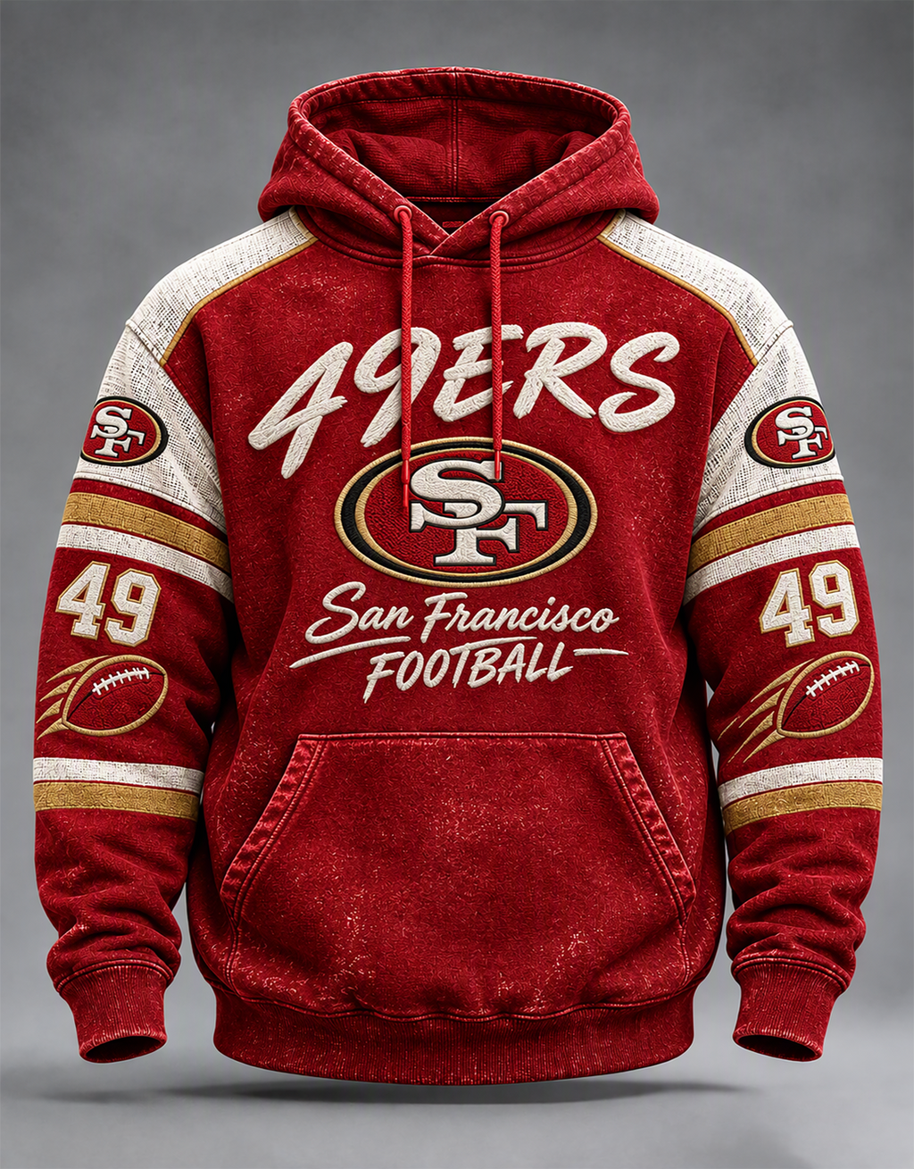 Men's Football Print Sweatshirt