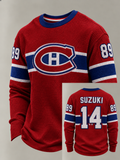 Men's Hockey Print Sweatshirt