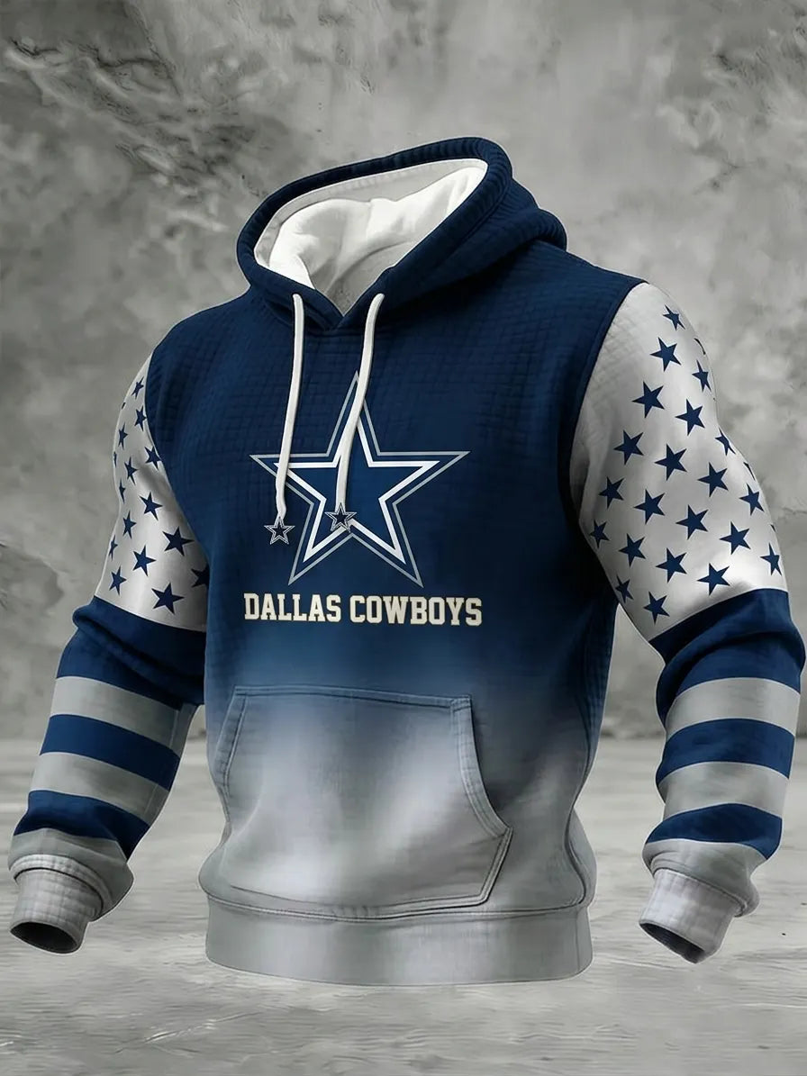 Men's Football Print Sweatershirt