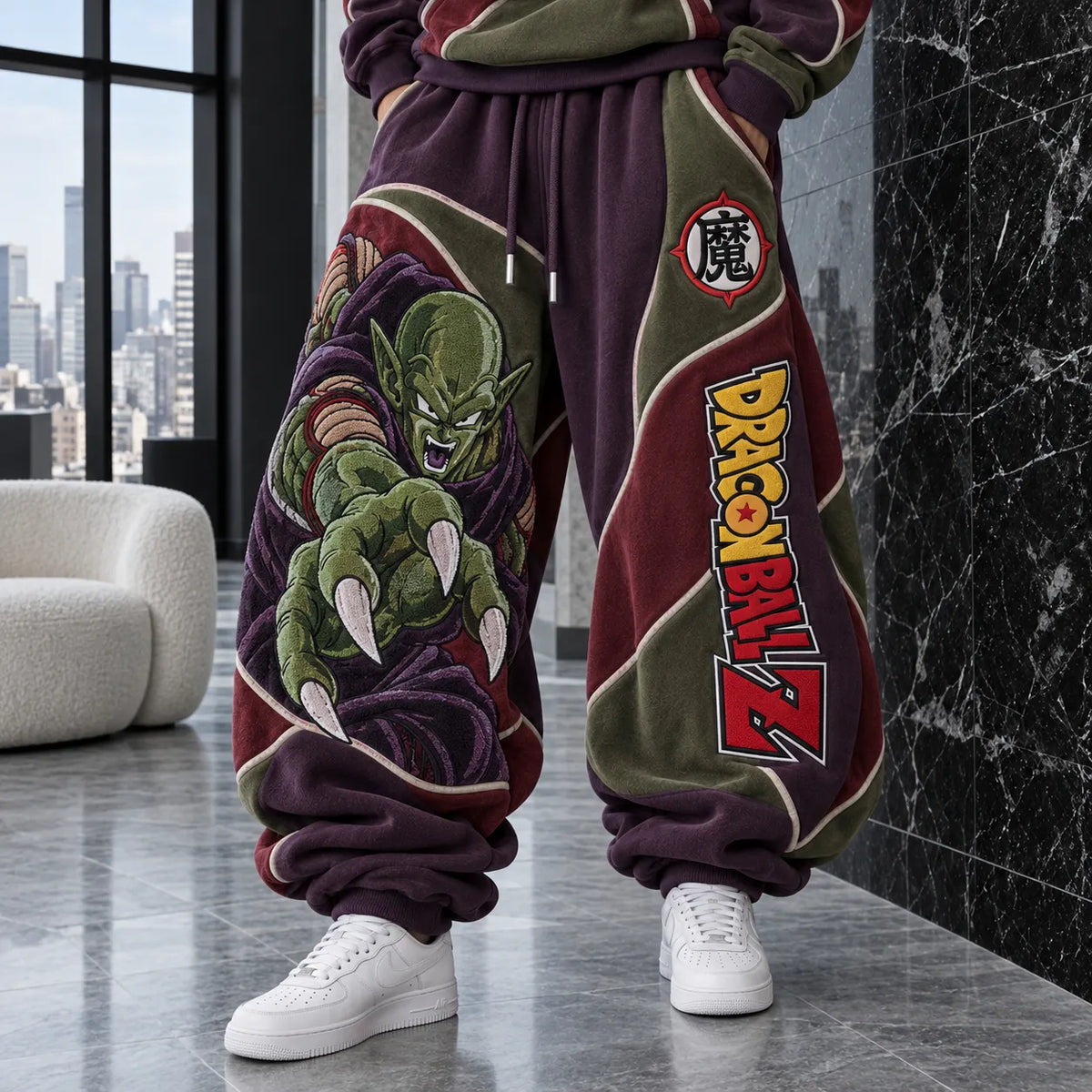 Unisex Loose-fit Casual Lantern-style Sweatpants