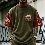 Unisex Anime-Style Retro Oversized T-Shirt