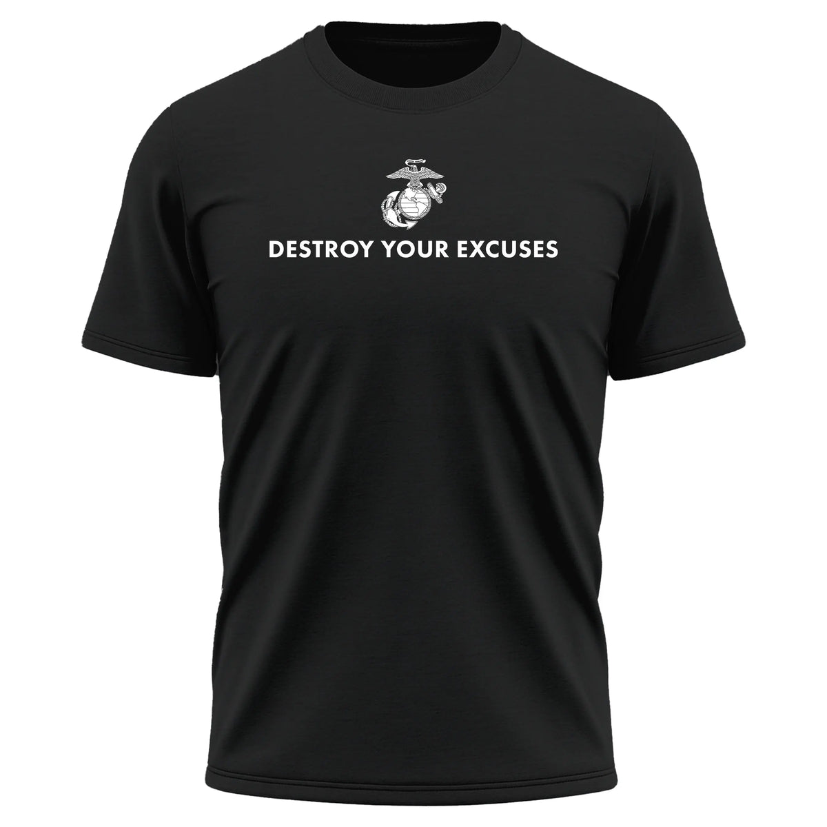 Marines "Destroy Your Excuses" Performance shirt United States Marine Corps,Made in USA
