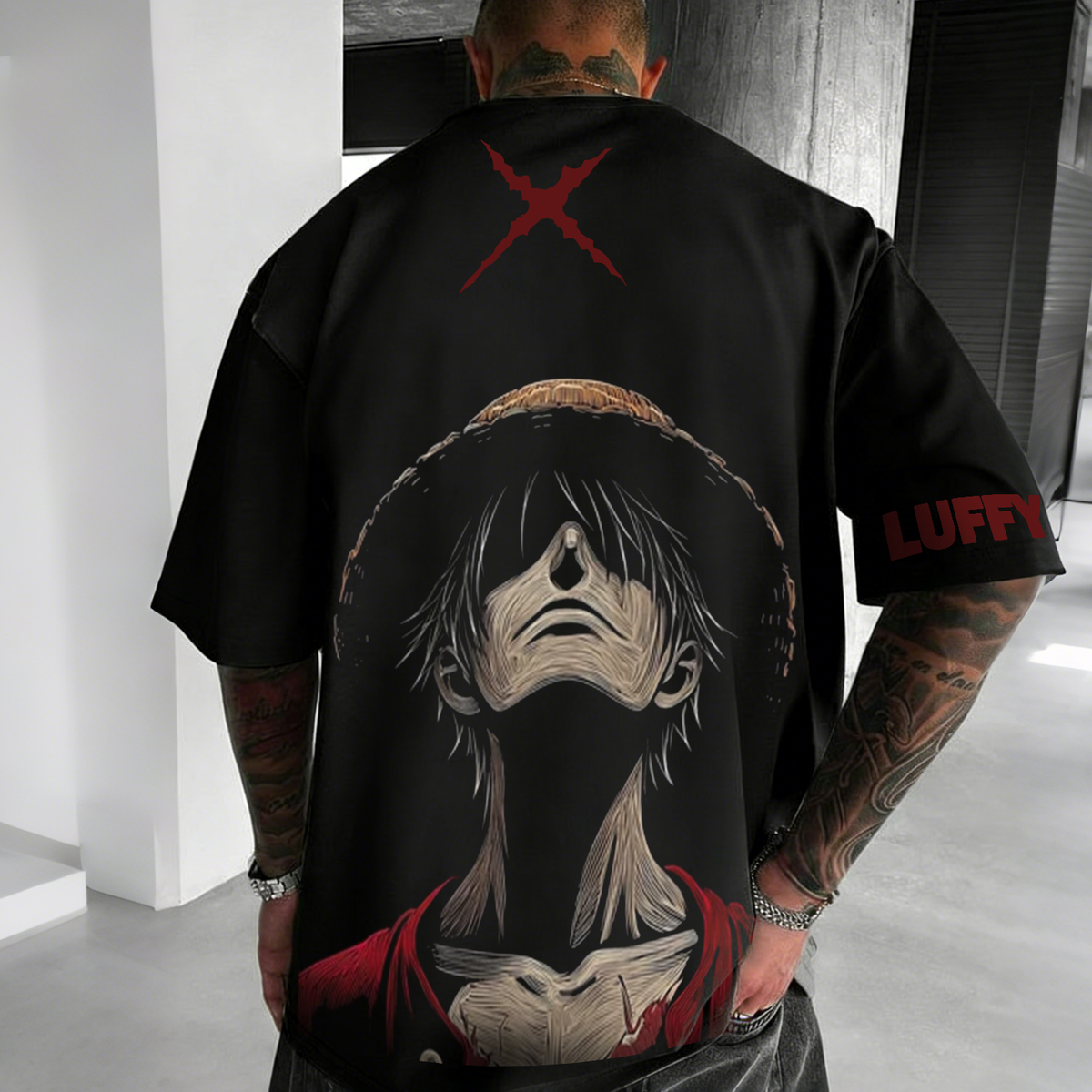 Unisex Anime Graphic Oversized T-Shirt Lazy Casual Vibe