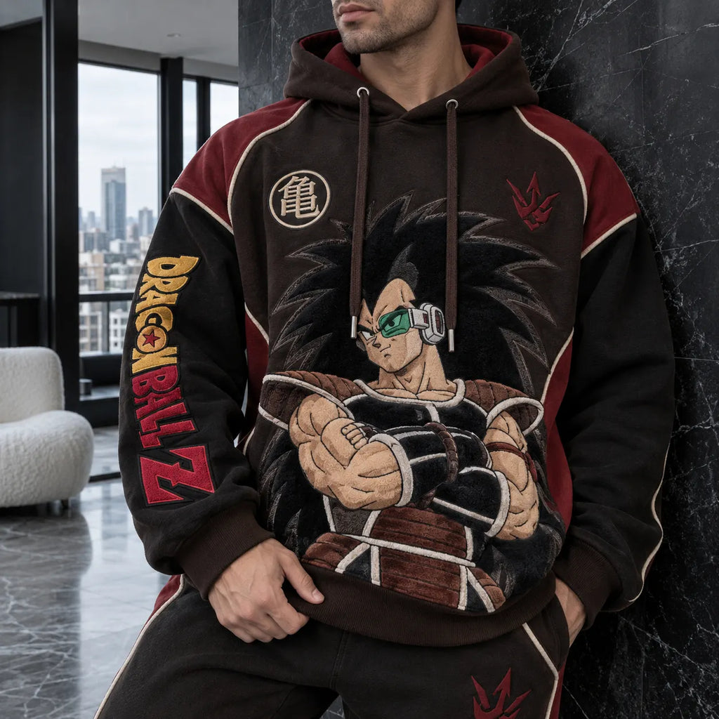 Unisex Oversized Casual Anime-print Hoodie