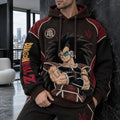 Unisex Oversized Casual Anime-print Hoodie