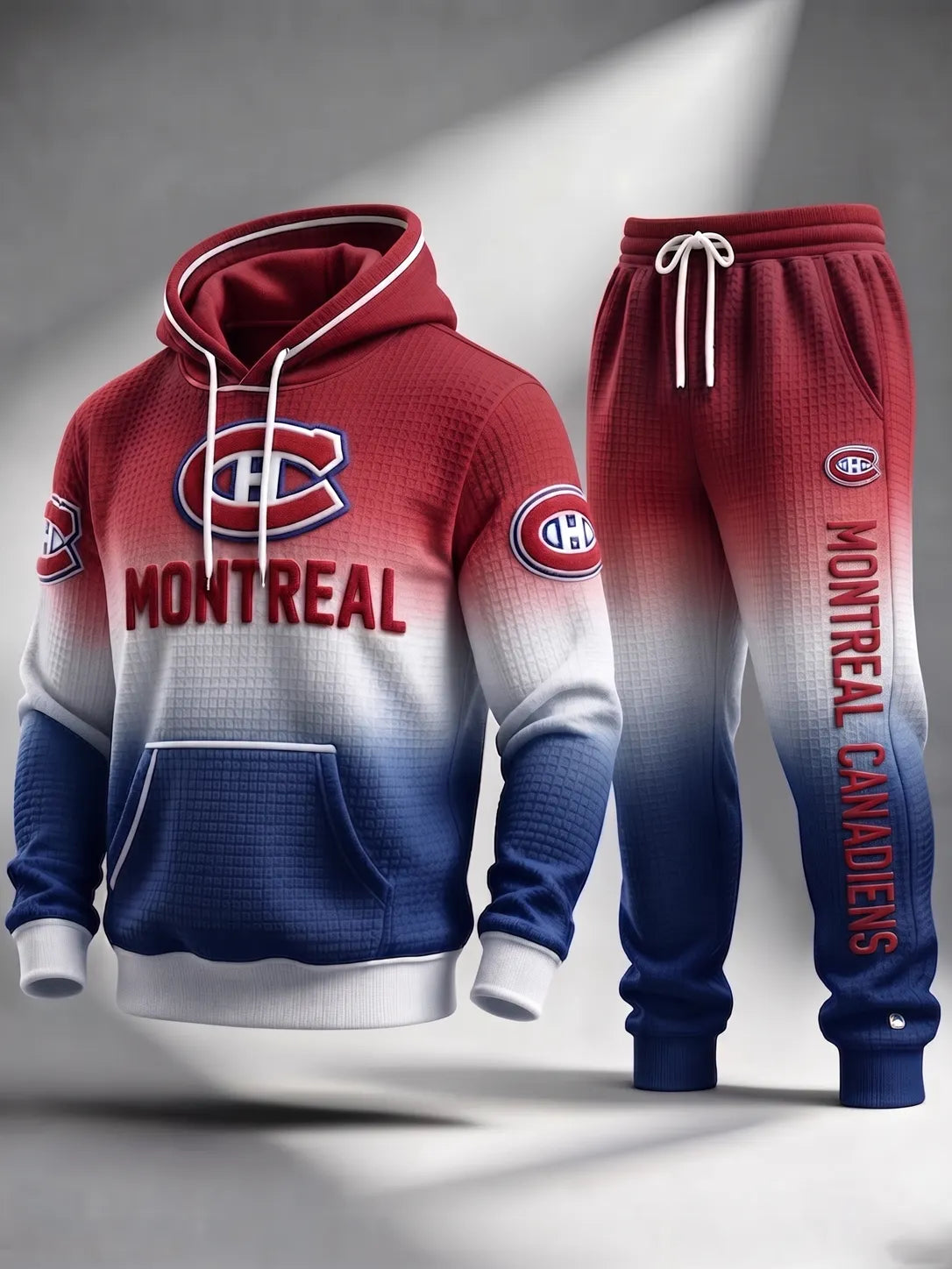 Men's Casual Ice Hockey Two-Piece Set