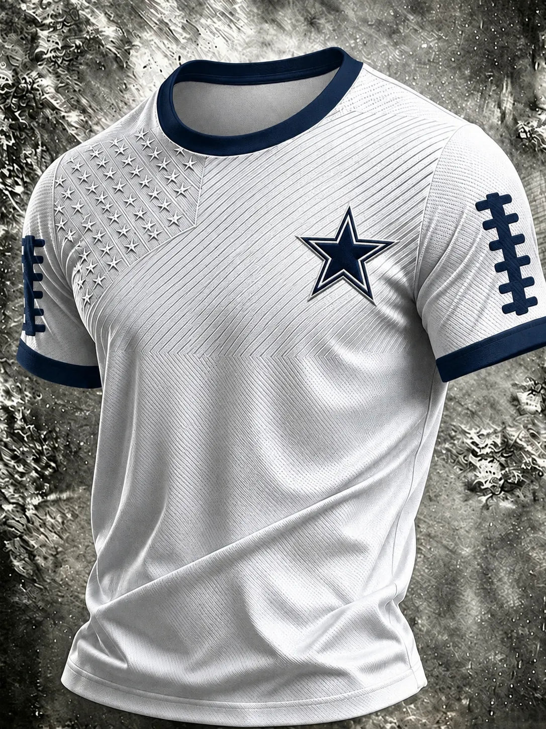Men's Football Print T-shirt