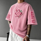 Unisex Anime-Style Retro Oversized T-Shirt