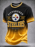 Men's Graphic Printed Football Top