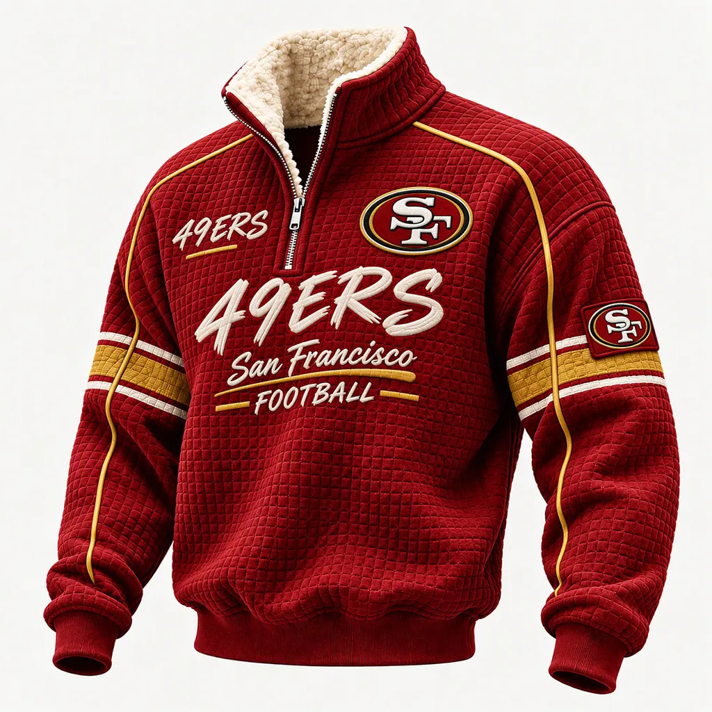 Men's Football Print Sweatshirt