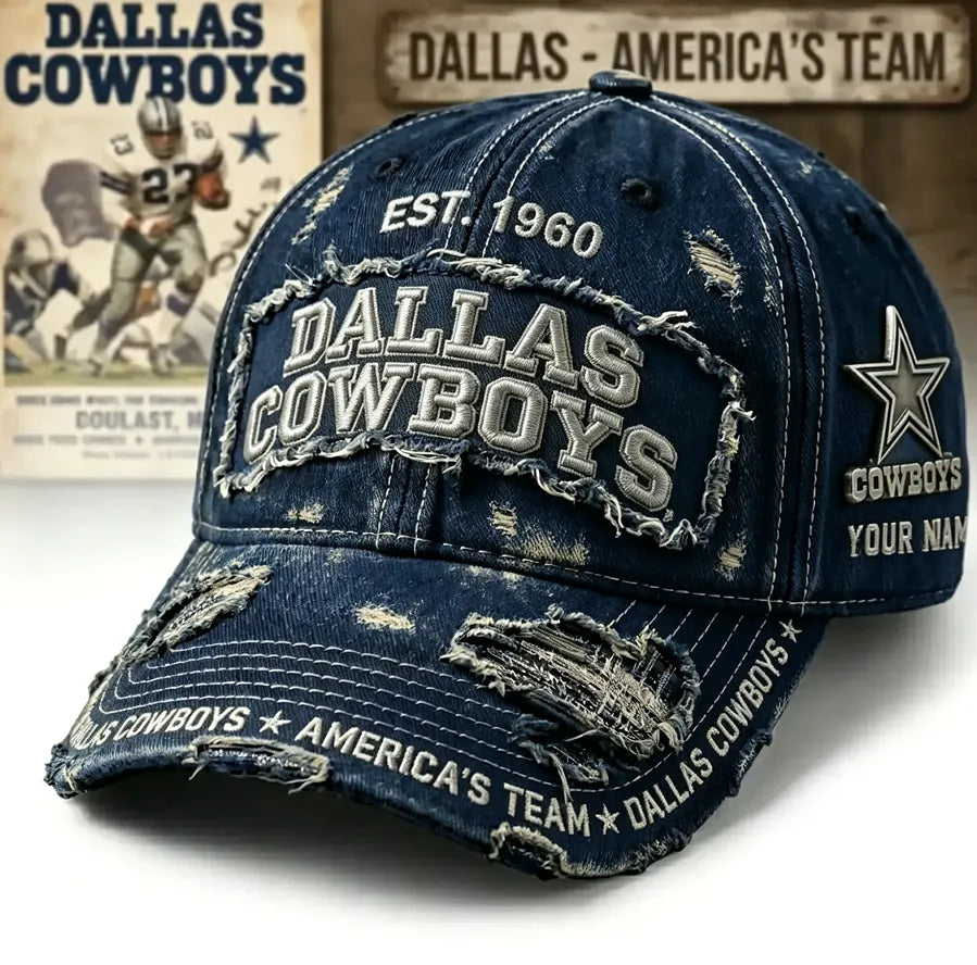 Football Print Hat