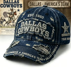 Football Print Hat