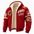 Men's Rugby Graphic Zip-Up Jacket