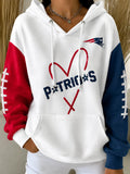 Women's Football Long-Sleeve Hoodies