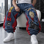 Unisex Loose-fit Casual Lantern-style Sweatpants