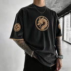 Unisex Anime-Style Retro Oversized T-Shirt