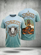 Men's Music Print T‐Shirt