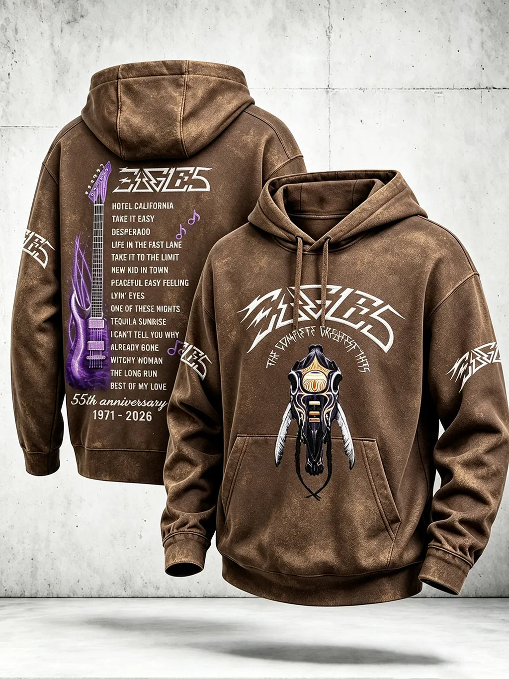 Men's Music Graphic Crewneck Sweatshirt