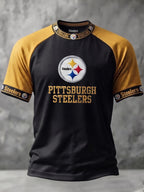 Men's Casual Football Short-Sleeve T-Shirt