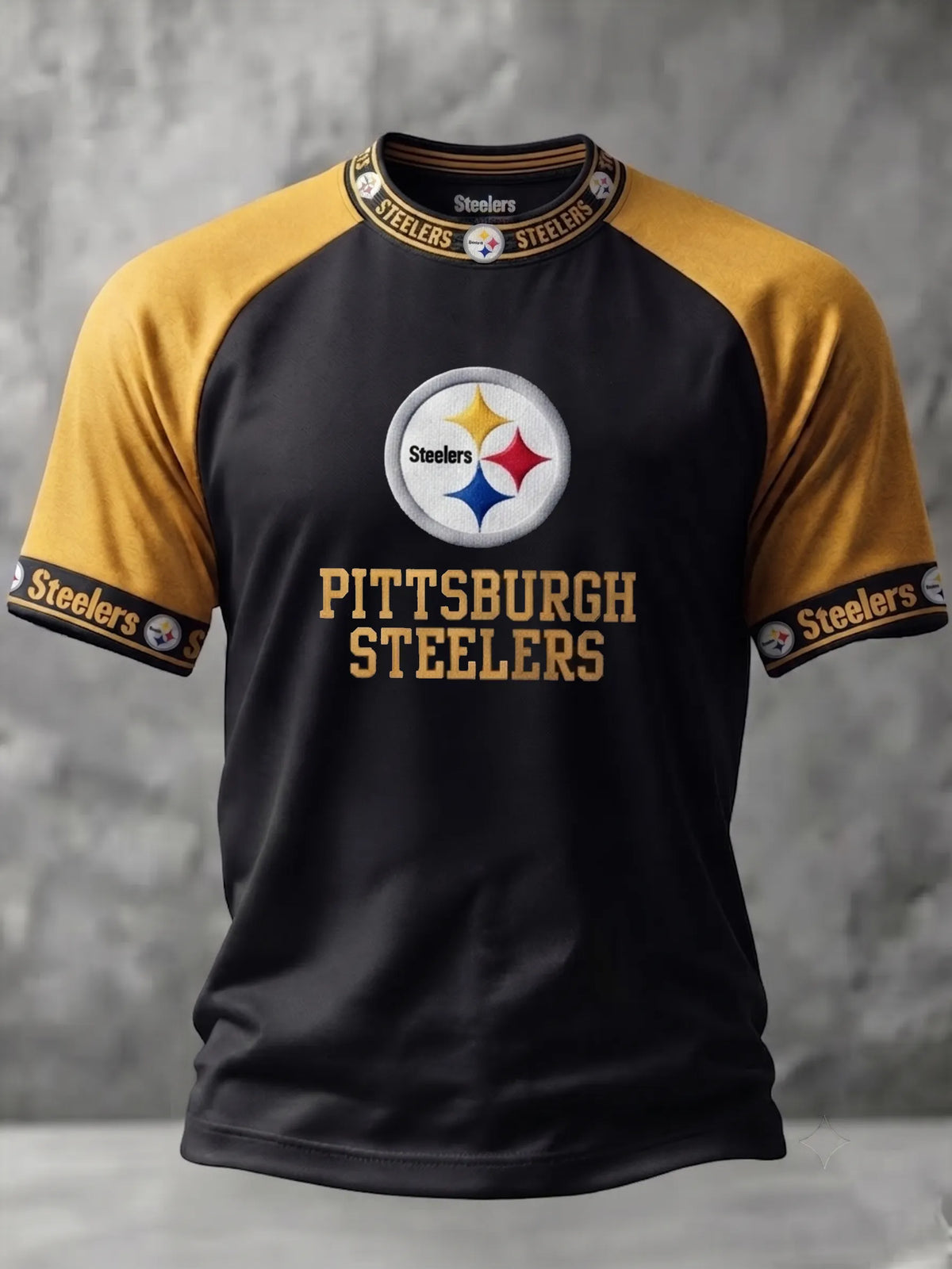 Men's Casual Football Short-Sleeve T-Shirt