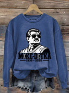 Women's Casual Printed Long-Sleeve Sweatshirt