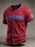 Men's Ice Hockey Fan Print Sports Jersey