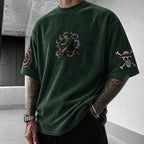 Unisex Anime-Style Retro Oversized T-Shirt