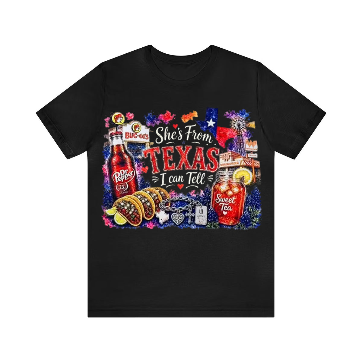 Shes from Texas I Can Tell Lyric Unisex T-shirt