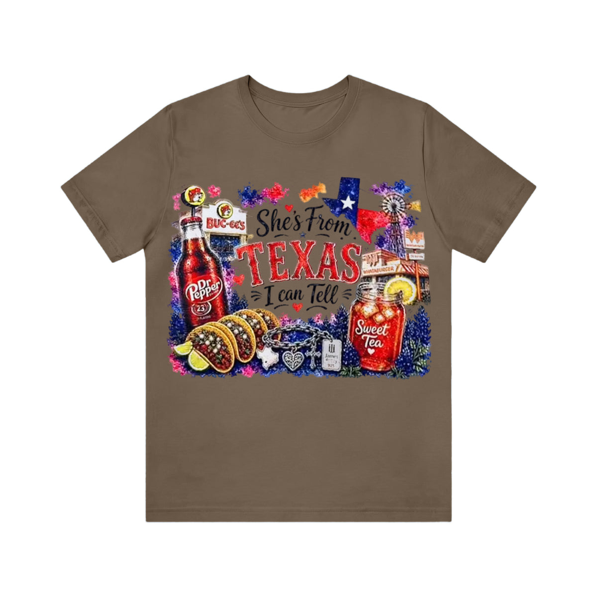 Shes from Texas I Can Tell Lyric Unisex T-shirt