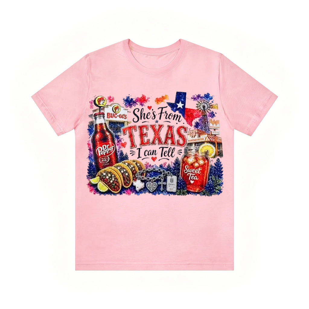 Shes from Texas I Can Tell Lyric Unisex T-shirt