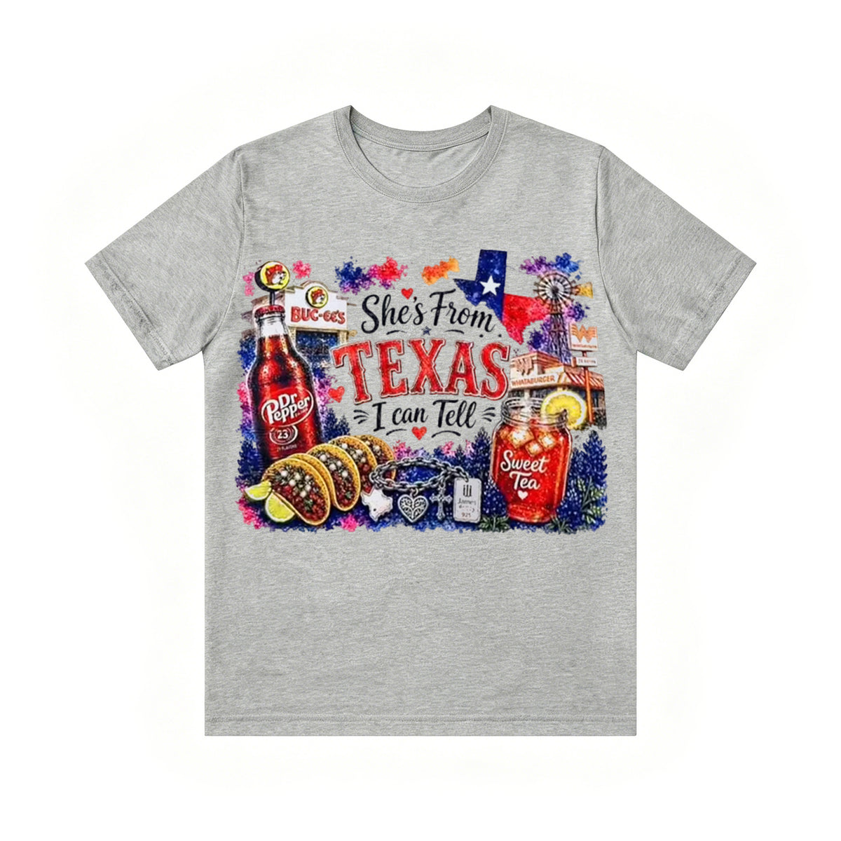 Shes from Texas I Can Tell Lyric Unisex T-shirt