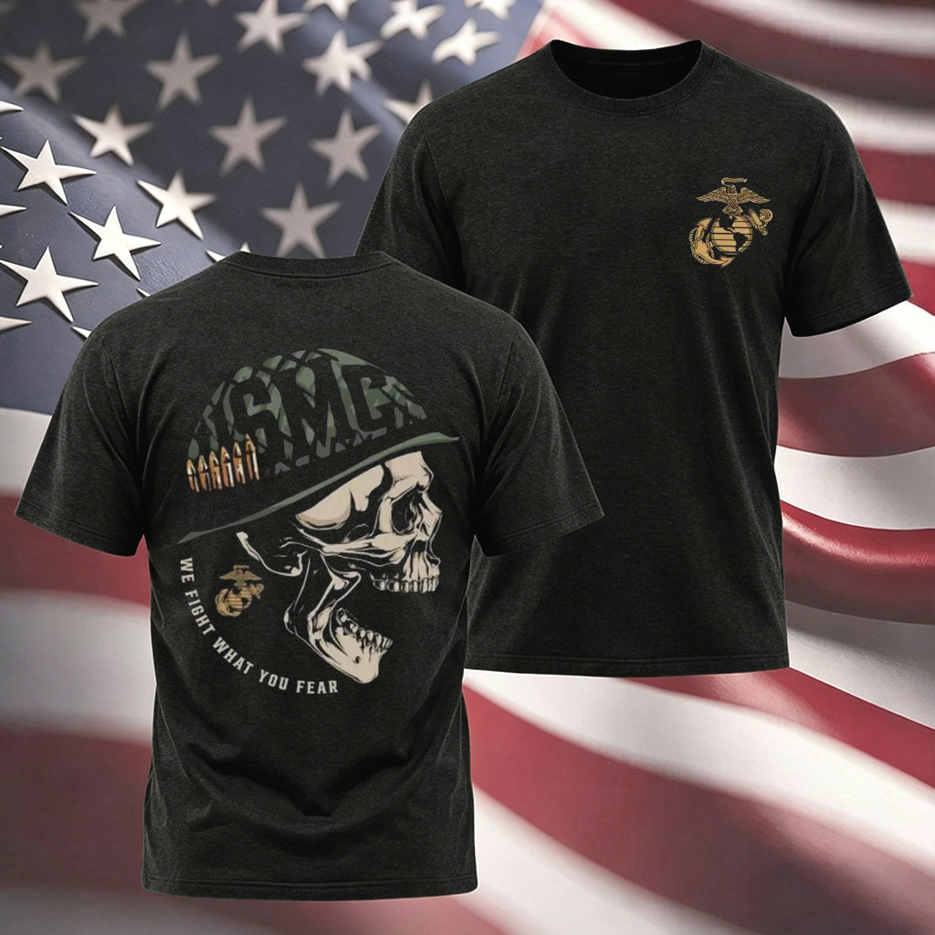 USMC "We Fight What You Fear" Unisex T-Shirt/Hoodie