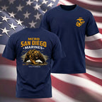 MCRD San Diego Marines Growling Bear T-Shirt
