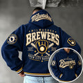 Men's Vintage Football Team Graphic Pullover Hoodie