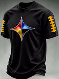 Men's Vintage Melting Star Graphic T-Shirt